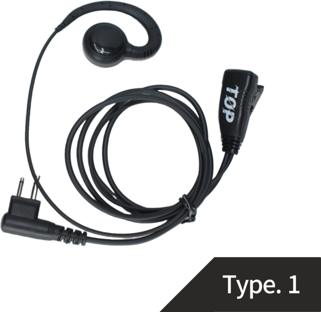 JX300 XF-10 무전기 전용 이어마이크 귀걸이형 이어셋 무전기 이어폰 고감도 헤드마이크
