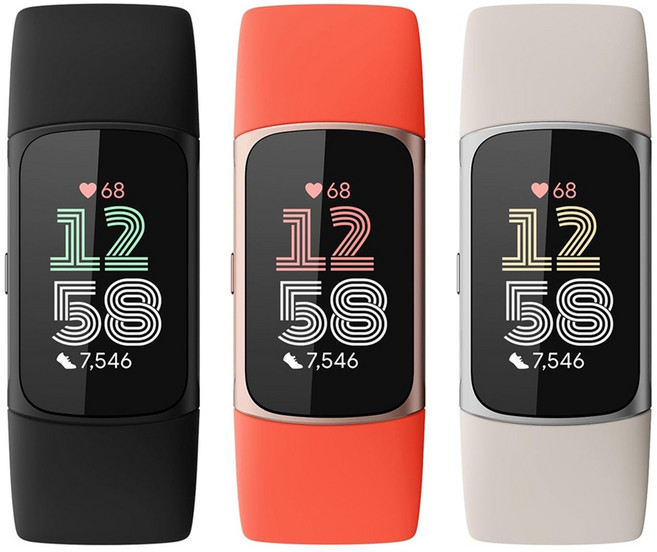 핏빗 차지6 피트니스 트래커 스마트워치 (관부가세포함_미국정품), 블루투스, 3.5cm, Black