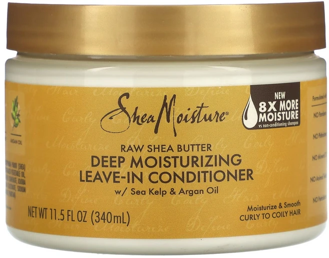 시어모이스쳐 시어버터 리브-인 컨디셔너 컬/웨이브 모발용 340ml(11.5oz), 1개, 340ml - 쿠팡