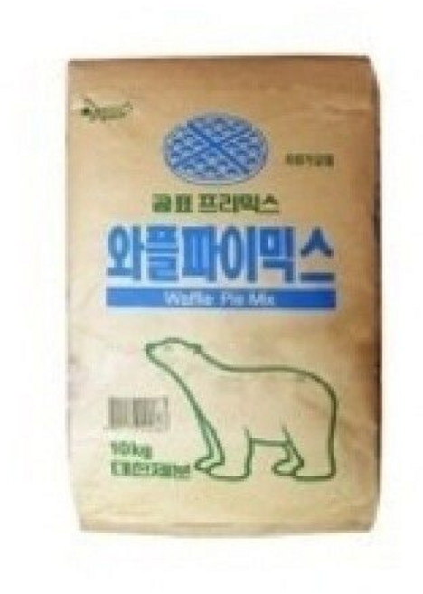 금강월드 곰표 아메리칸와플믹스 10kg