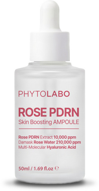 JNC 로즈 PDRN 스킨부스팅 앰플 광채 보습 탄력, 1개, 50ml