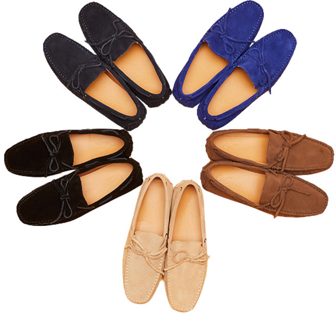 허니 남성 리본 소가죽 드라이빙 로퍼(5color)