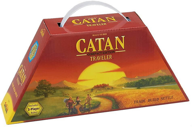 CATAN CATAN Studio Traveler 컴팩트 에디션 보드 게임 | 전략 게임 | 어드벤처 게임 | 여행 게임 | 성인 및 아동용 가족 게임 | 만 10세 이상 |, Catan CATAN Studio Traveler 컴팩