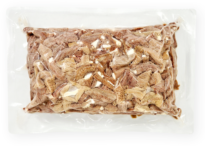 팜스별하 삶은 돼지 곱창 슬라이스 2kg 국밥고기 재료 특수부위 업소용 대용량, 1개
