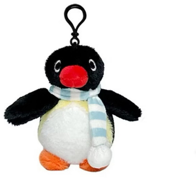 Pingu 企鵝家族 雨衣娃娃吊飾