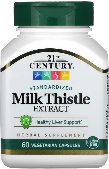 몸관리하세요 겨울입니다 21st Century 표준화 밀크시슬 추출물 베지 캡슐 60정 특별관리진행, 21stCentury표준화밀크시슬추출물베지캡슐60정, 1개 - 쿠팡