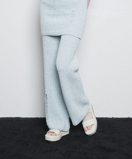 라티젠 여성용 L3 DEMAGE KNIT PANTS
