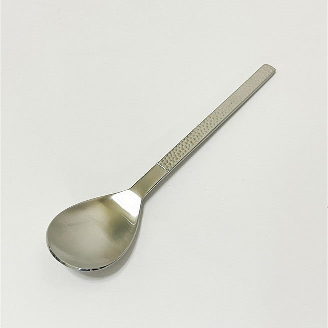 [레스토] 햄머스톤 국산 고급 커트러리 호텔 카페 양식기, 1개, (샐러드)디저트 스푼, 실버