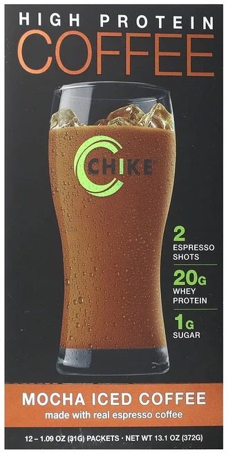 몸관리하세요 겨울입니다 Chike Nutrition 하이 프로틴 아이스 커피 모카 12팩 각 31g(1.09oz) 특별관리진행, ChikeNutrition하이프로틴아이스커피모카12팩각, 31g - 쿠팡