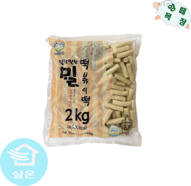 송학 밀떡볶이떡 2kg, 1개