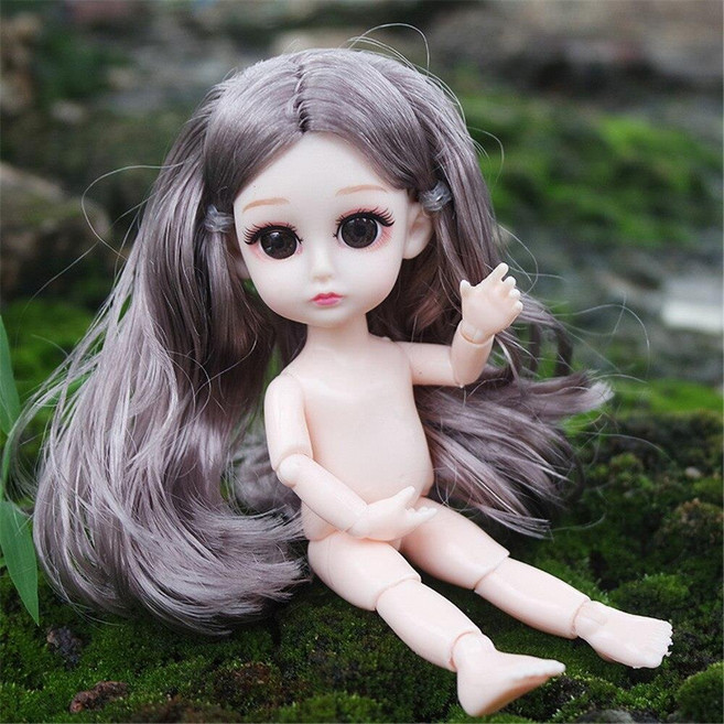 오비츠 OB11 구체관절 인형 구관 바디 수있는 장난감 관절 13 스타일 헤어 17cm 귀여운 색상 BJD 움직일 여러 선물, 04=4, 1개