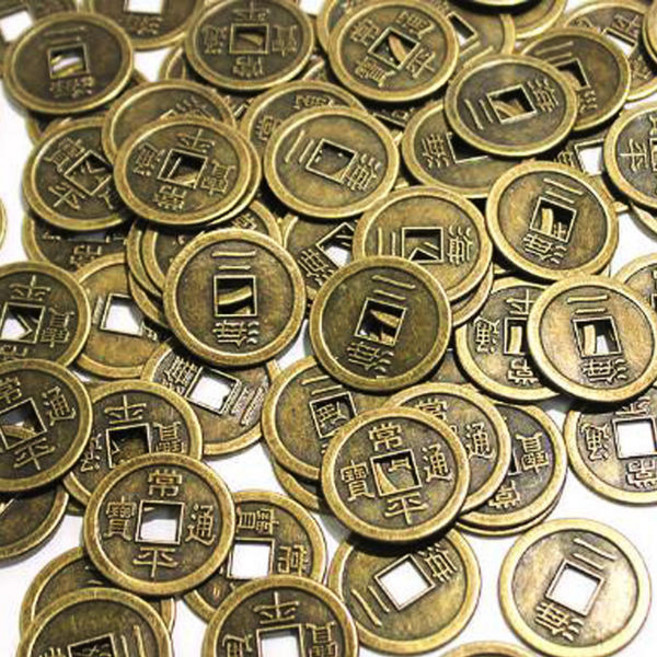 엽전 옛날동전 상평통보 동전만들기 돌잡이 제기만들기재료 민속놀이 돌잔치소품 연극놀이 역할놀이 소품, 엽전(50개입)