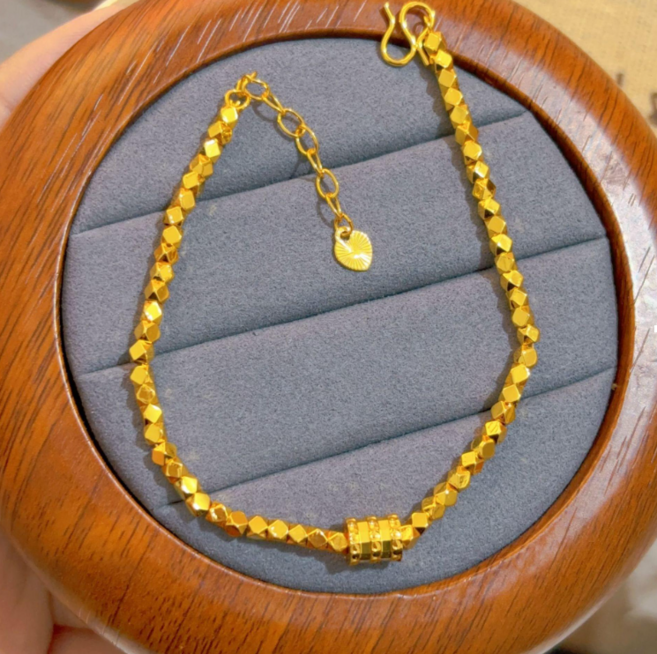 로뉴비러 골드 샌드 럭셔리 팔찌