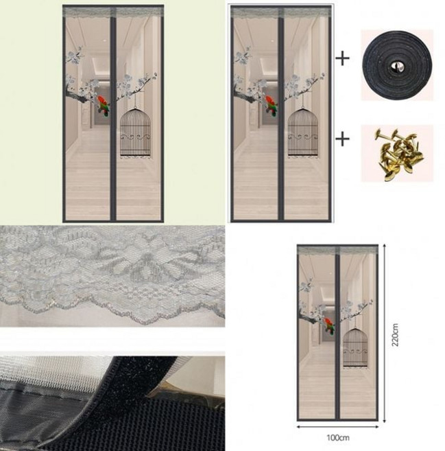 해충방지 새장 문 모기장 100x220 현관 방충망 모기장 방충망 현관모기장 현관방충망 방문모기장 방문방충망 문모기장 문방충망 사각모기장 사각방충망+커머스연구소Shop, 빠른배송