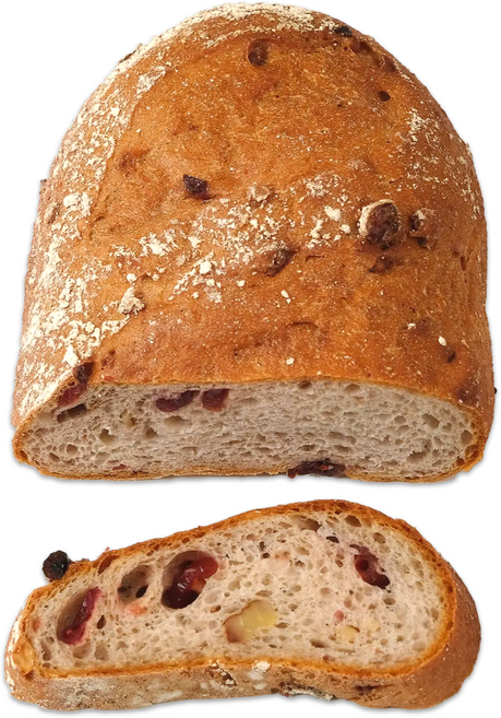 발효종 쌀 오곡현미 비건빵 호밀크랜베리빵 VEGAN 노버터 노밀가루 아침식사대용빵, 182g, 5개