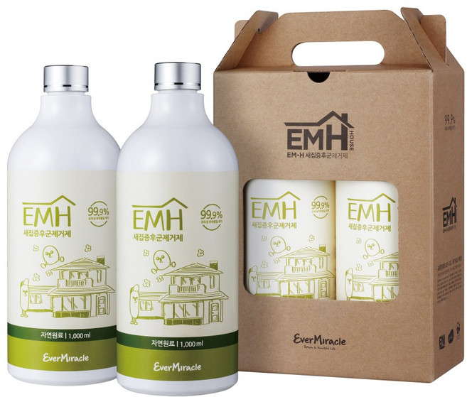 EM-H 패키지 새집증후군 제거제 2L, 1개