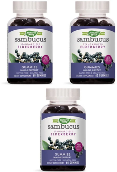 Nature's Way 삼부커스 구미, 60정, 3개 - 쿠팡