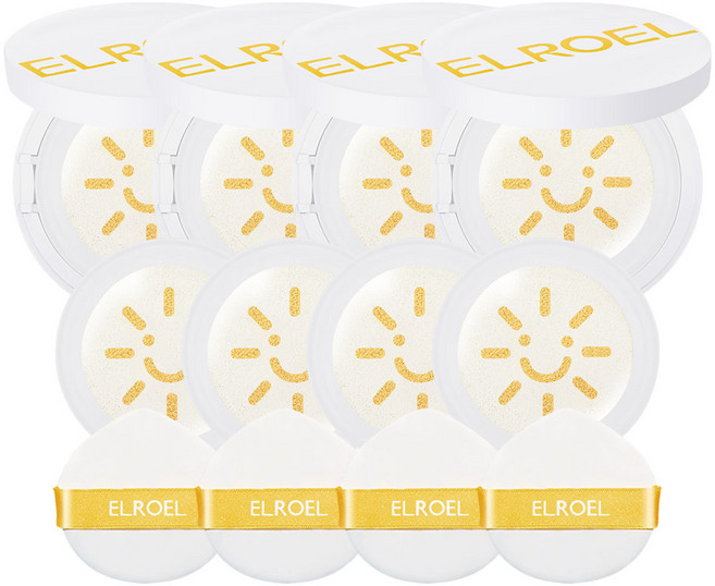 엘로엘 선쿠션 S9 2025 팡팡 빅선쿠션 본품4+리필4, 1개, 200g