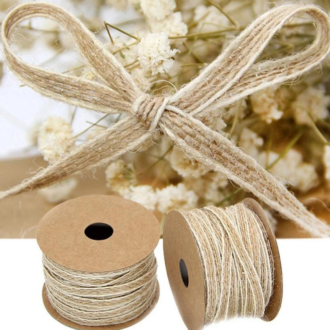 삼베롤리본 황마 레이스 빈티지 웨딩 파티 장식 선물, 삼베롤리본 GD02588