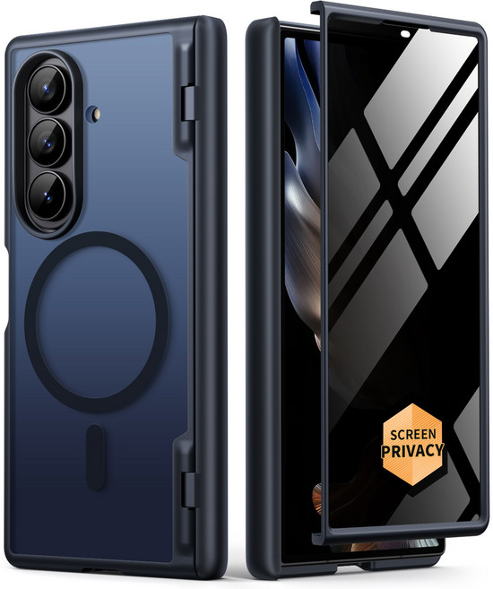 모보시 자동 힌지보호 맥세이프 슬림 풀커버 휴대폰 케이스