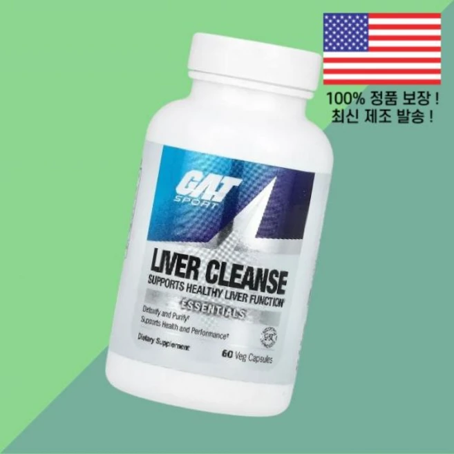 GAT 리버 식물성 베지캡슐 60정 Liver Cleanse 60 Veg Capsules, GAT 리버 식물성 베지캡슐 60정 Liver Clea, 1개 - 쿠팡