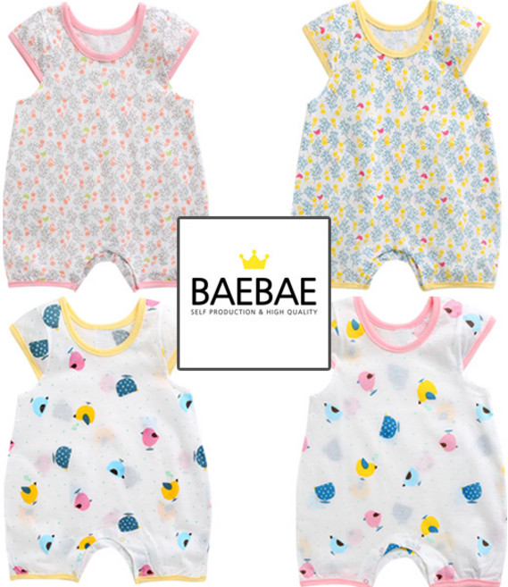 BAEBAE 자체제작! 나시우주복모음 국내생산 무형광 아기 옷 여아 남아 봄 여름 신생아 유아 베이비 출산 선물 나시 바디슈트 우주복