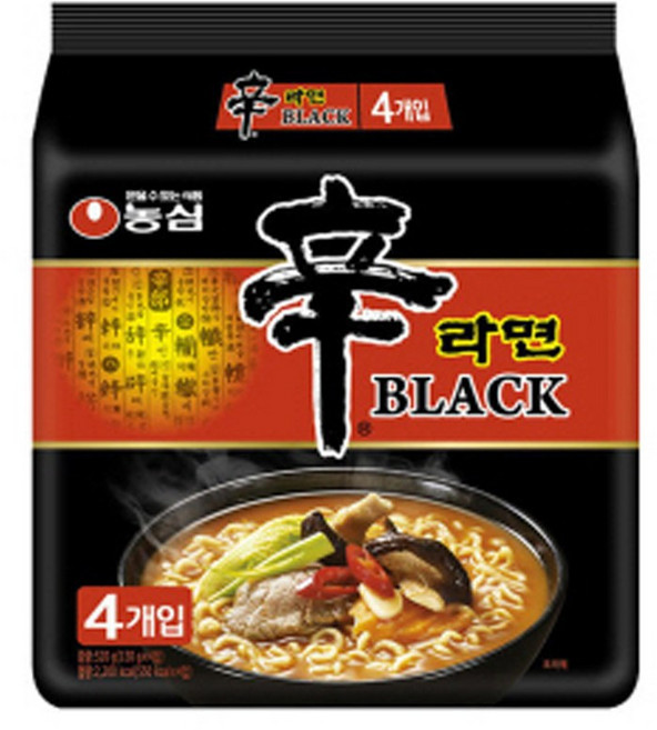 농심 신라면 블랙 134g 멀티4입 x8개