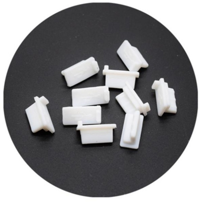 (티테크놀로지) 포트 먼지마개 USB Type-A 전용 T-DC-USB-RW10 (리얼화이트/10개)