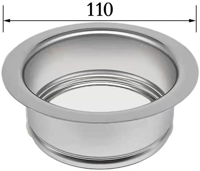 웨이스트킹 마운트 싱크대 배수구 음식물 기 쓰레기, 1, E. 스냅 링 0mm 3점