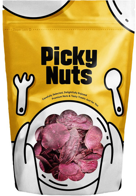 피키너츠 자색고구마칩 과자 튀김 간식, 500g, 1개