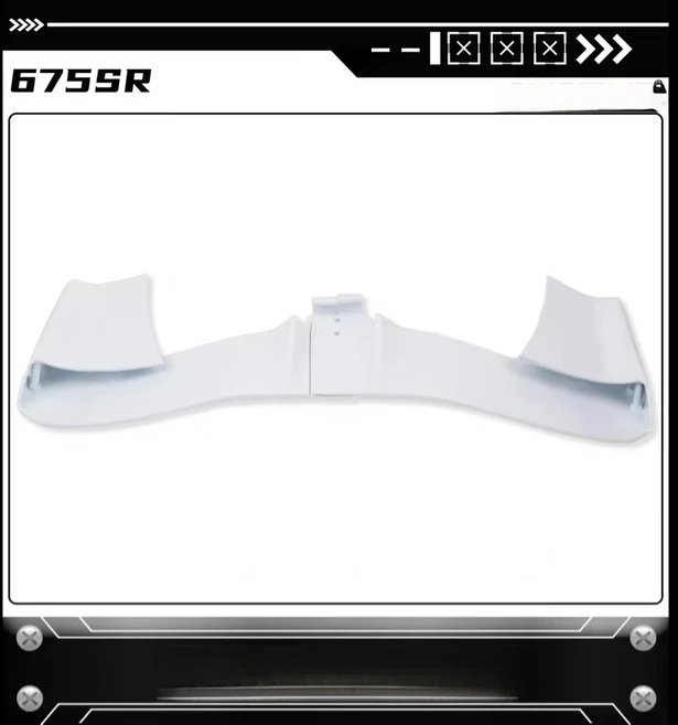 쿠쿠스토어 CFMOTO 75SR SR-R 오토바이 개조 컴피티션 로워 립 픽스드 윙 대형 프론트 스트레이트 업 사이