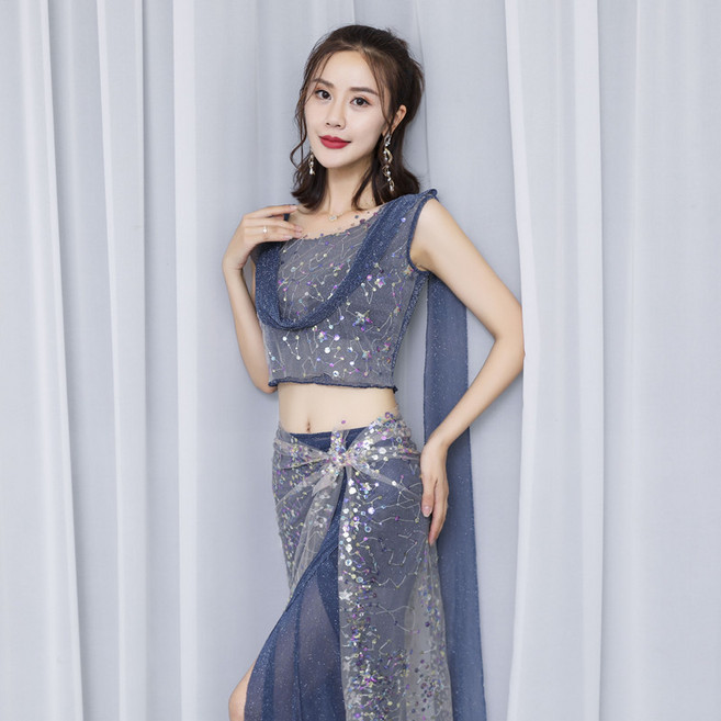 couyor 밸리댄스복세트 벨리댄스 연습복 밸리댄스복