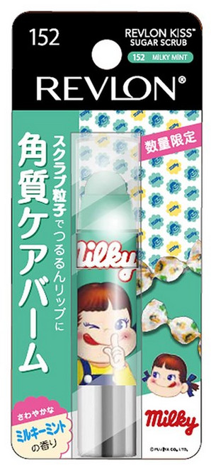 EC 152 2.6g REVLON KISS SUGAR SCRUB MIKLY MINT [레브론 × 밀키 콜라보레이션 한정