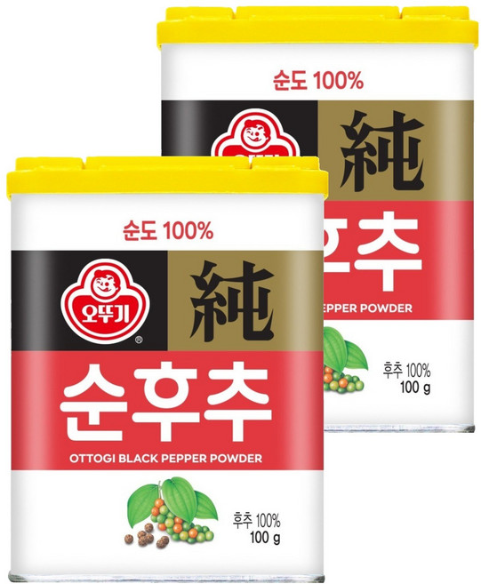 오뚜기 순후추, 100g, 2개