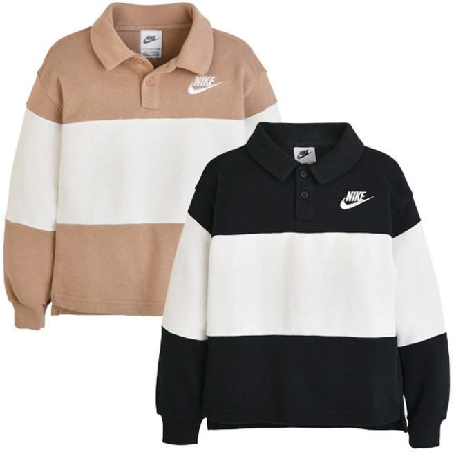 플레이키즈프로 나이키키즈클럽LBR.FT럭비 카라티셔츠(토들러) A261TS106P 나이키키즈 조던키즈 나이키카라티 조던카라티