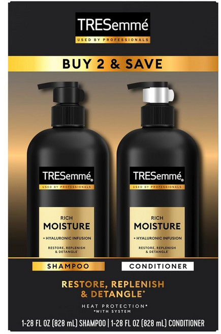 TRESemme 트레세메 리치 모이스처 샴푸 & 컨디셔너 세트 828ml 2개, 1세트