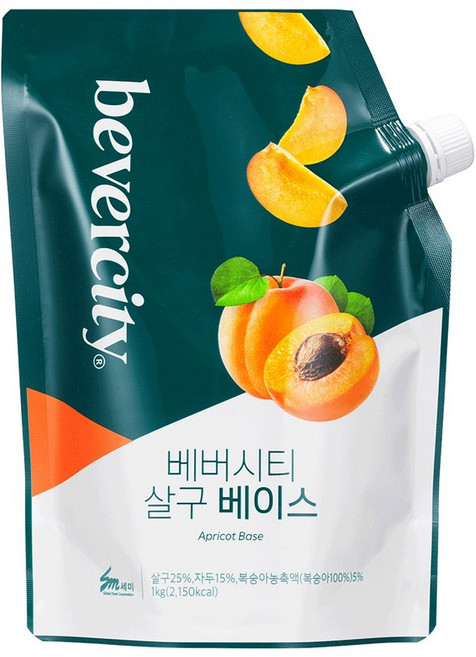 베버시티 세미 살구 베이스, 1kg, 3개