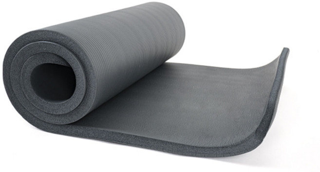 프로스펙스 NBR 요가매트 21mm 차콜 그레이 뚜꺼운 푹신한 층간소음 캠핑 매트 차박매트, 차콜그레이, 2개