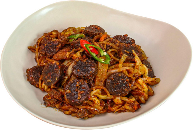 신림동 순대타운 맛집 양념순대볶음 (넉넉한 3인분) 캠핑음식, 1개, 1.6kg