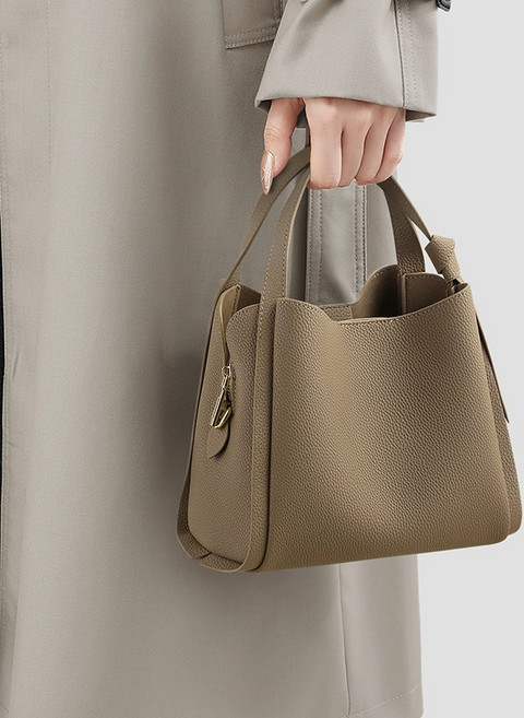 GENINA 셀루앙드 부드러운 투웨이 버킷 백 토트백