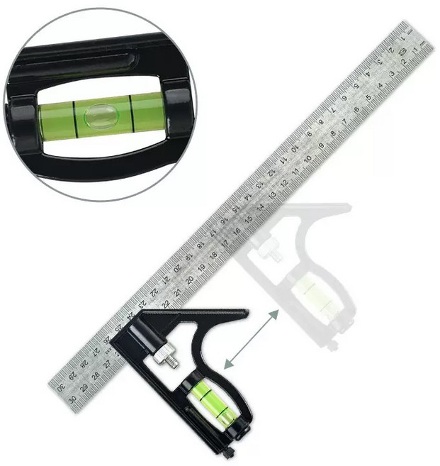 공구PXJ 스텐 수평이동각자 (300MM), 1개