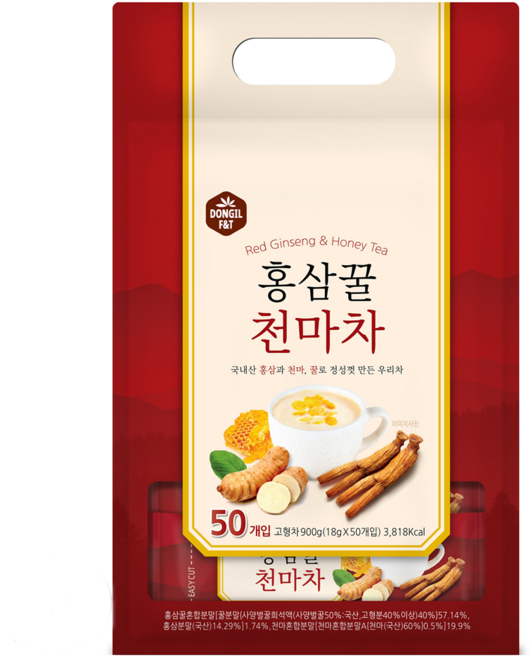 동일 홍삼꿀 천마차, 18g, 1개, 50개입