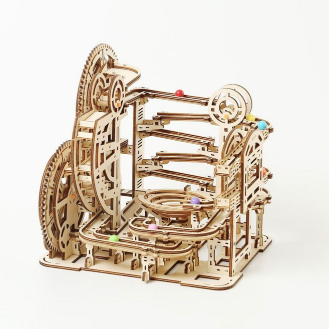 3D 입체퍼즐 구슬타워 나무퍼즐 집중력 향상 DIY 퍼즐, 혼합색상, 369피스, 1개