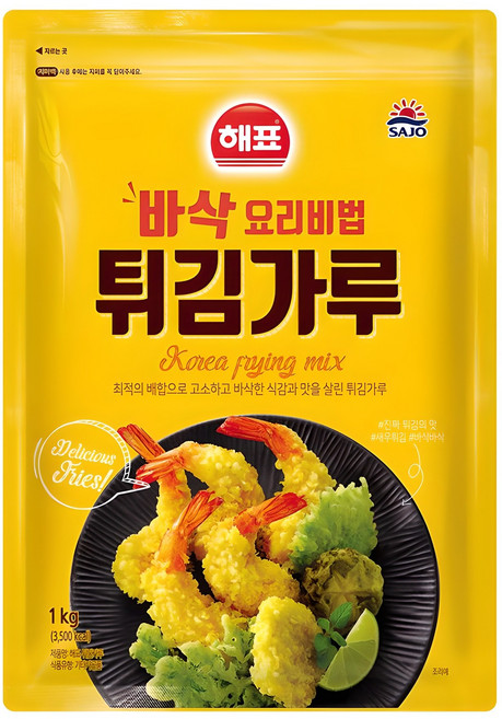 해표 튀김가루, 1kg, 1개