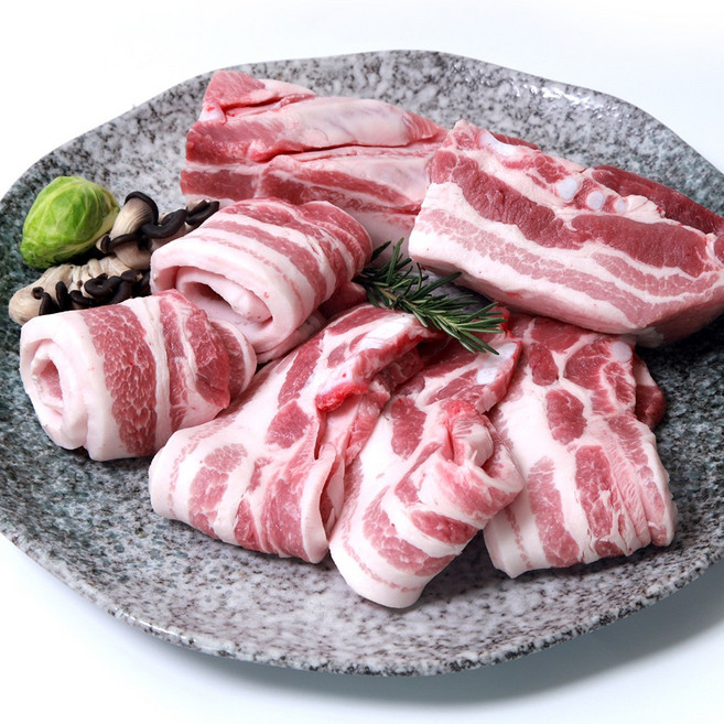 [나주목장] 무항생제 한돈 삼겹살 300g/500g/1kg, 1개