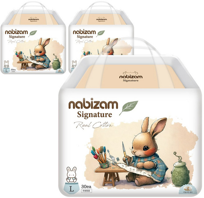 나비잠 시그니처 팬티 아동공용, 대형(L), 90매