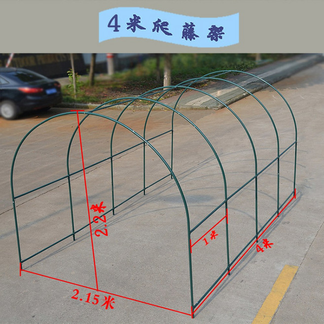비닐하우스 강철 강선 뼈대 철골 농막 2 2미터 길이 농사용 2x너비 2 15x높이, 8 가로4 세로2 15 높이2 2m, 크다, 1개