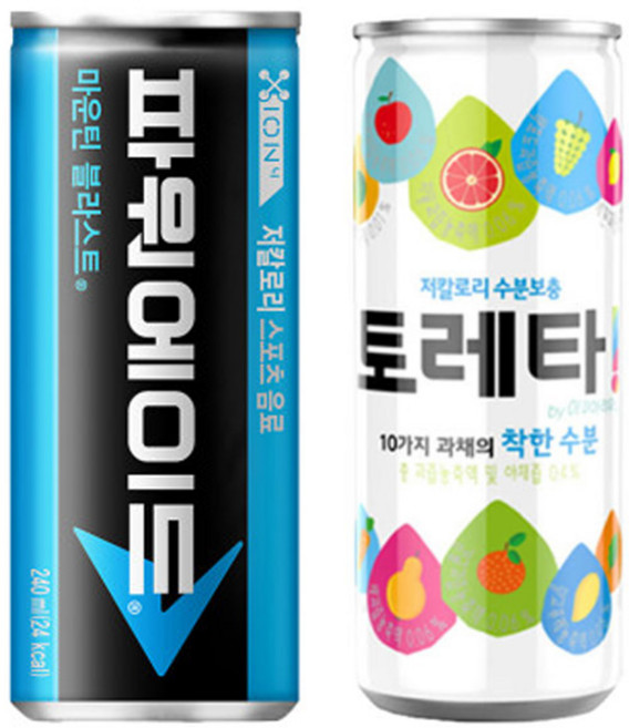 마셔몰 토레타240mlx15캔+파워에이드240mlx15캔 (총30캔) 마셔몰 안전박스 포장, 30개, 240ml