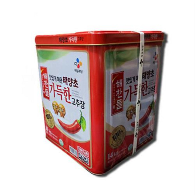 해찬들 맛있게 매운 태양초 가득한 고추장, 14kg, 1개