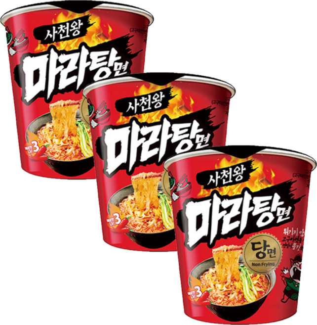 사천왕 마라탕면 54g, 3개